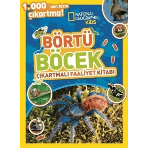 National Geographic Kids Börtü Böcek Çıkartmalı Faaliyet Kitabı