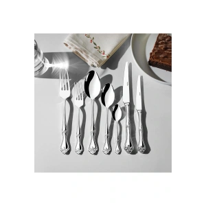 Nehir Lalezar Sade 12 Kişilik 89 Parça Kutulu Çatal Kaşık Bıçak Takımı