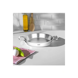 Nehir Silver Çelik İtalyan Omlet Sahan 18 cm Kapaksız