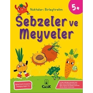 Noktaları Birleştirelim - Sebzeler ve Meyveler +5 Yaş