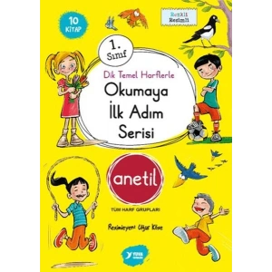 Okumaya İlk Adım Serisi Anetil Düz Yazı (10 Kitap)