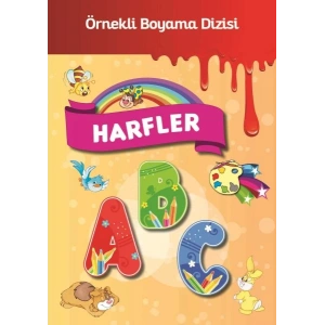 Örnekli Boyama - Harfler