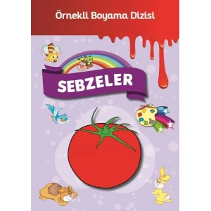 Örnekli Boyama - Sebzeler