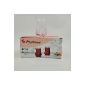 Paşabahçe 420181 Echo Kesme Çay Bardak 6lı