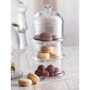 Paşabahçe 96986 Küçük Villa Patisserie 3 Katlı Kurabiyelik