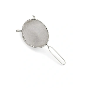 Paslanmaz Çelik İnce Örgü 14 cm Süzgeç – Kulaklı Uzun Saplı Mutfak Süzgeci Tel Elek 29cm