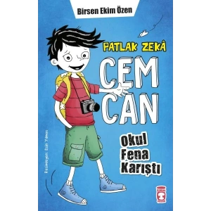 Patlak Zekâ Cemcan - Okul Fena Karıştı (Fleksi Cilt)