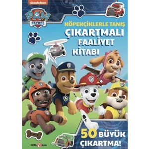 Paw Patrol - Köpekçiklerle Tanış Çıkartmalı Faaliyet Kitabı