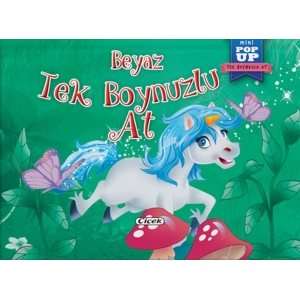 Pop-Up Mini Tek Boynuzlu At - Beyaz Tek Boynuzlu At