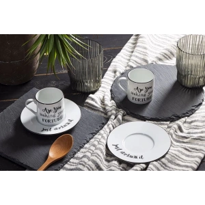 Porland Be Happy 2 Kişilik Kahve Takımı 90cc