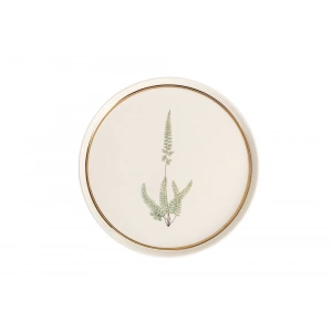 Porland Botanical Desen1 Düz Tabak 21cm