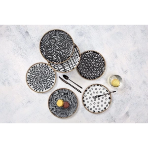 Porland Fractal 24cm 6 Kişilik Servis Takımı