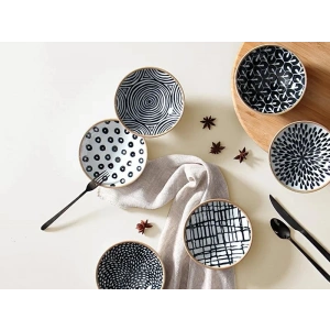 Porland Fractal 6lı Çok Amaçlı Kase Takımı 12cm