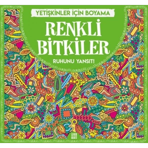 Renkli Bitkiler - Yetişkinler İçin Boyama