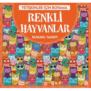 Renkli Hayvanlar - Yetişkinler İçin Boyama