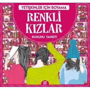 Renkli Kızlar - Yetişkinler İçin Boyama
