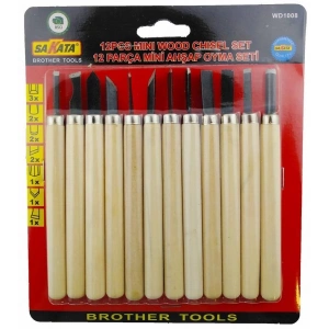 Sakata WD 1008 Ahşap Oyma Seti 12 Parça