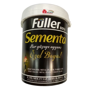 Sementa Özel Su Bazlı Saf Akrilik Boya 1 Litre Antrasit