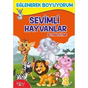Sevimli Hayvanlar Boyama Kitabı