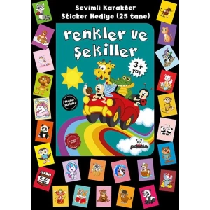 Stickerlı 3+ Yaş Renkler ve Şekiller
