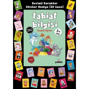 Stickerlı 3+ Yaş Tabiat Bilgisi (Kozmik Eğitim)