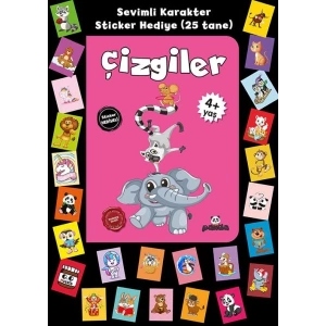 Stickerlı 4+ Yaş Çizgiler