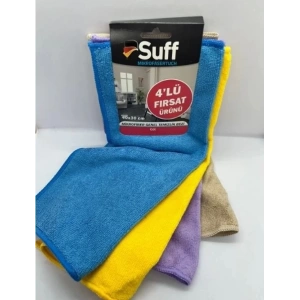 Suff Gül 4lü Genel Temizlik Bezi 40x30cm