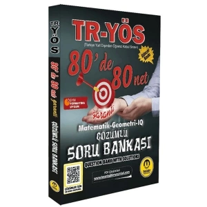 Tasarı  2025 TR YÖS Matematik-Geometri-IQ 80 De 80 Net