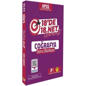 Tasarı Yayınları KPSS Coğrafya 18 de 18 Net Garanti Soru Bankası