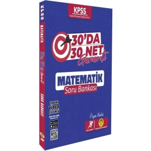 Tasarı Yayınları KPSS Matematik 30 da 30 Net Garanti Soru Bankası