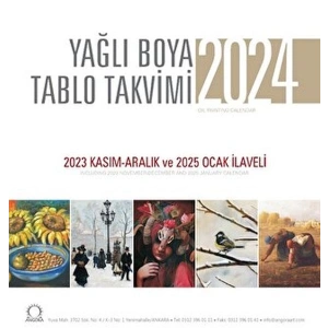Yağlı Boya Tablo Takvimi 2024 Duvar Takvimi