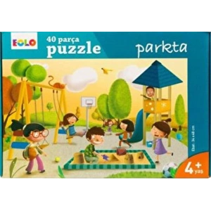 Yer Puzzle-40 Parça Puzzle - Parkta