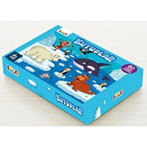 Yer Puzzle-60 Parça Puzzle - Kutuplar