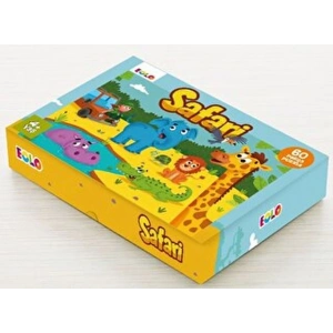 Yer Puzzle-60 Parça Puzzle - Safari