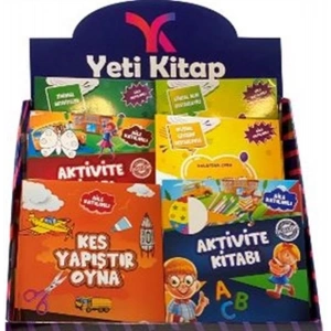 Yeti Etkinlik Kitapları Standı (120 Kitap - 10 Çeşit)