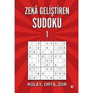 Zeka Geliştiren Sudoku 1 Kolay - Orta - Zor