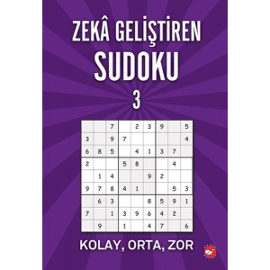 Zeka Geliştiren Sudoku 3 - Kolay - Orta - Zor