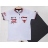 Erkek Çocuk Beyaz Renk Chicago Bulls Temalı College Yaka Kısa Kollu T-shirt