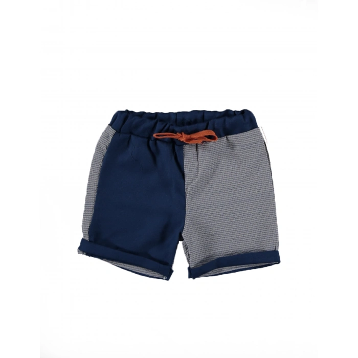 Erkek Bebek Pamuklu Timsah Desenli Yazlık T-shirt ve Şort Takımı