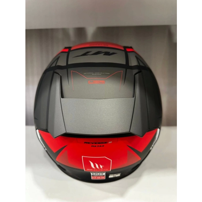 Mt Helmets Kask mt Revenge 2 S Hatax B5 Mat Kırmızı