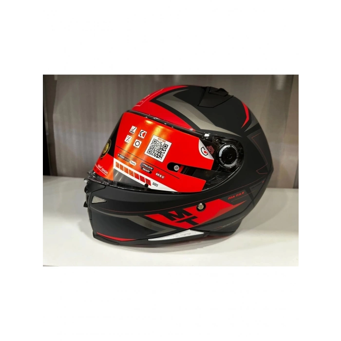 Mt Helmets Kask mt Revenge 2 S Hatax B5 Mat Kırmızı