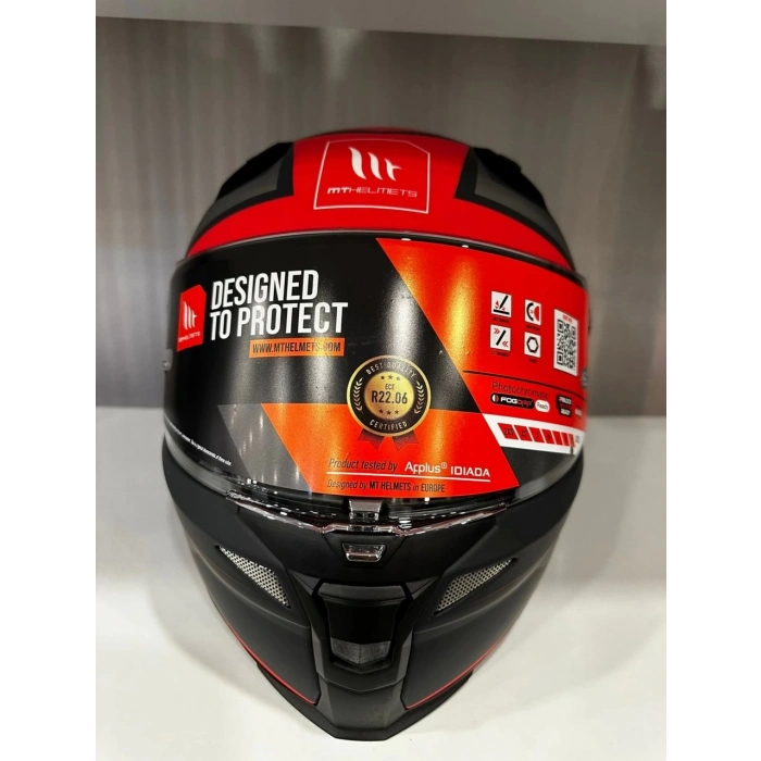 Mt Helmets Kask mt Revenge 2 S Hatax B5 Mat Kırmızı