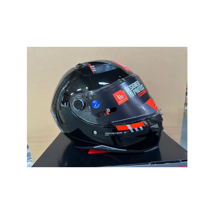 Mt Helmets Kask Revenge 2 S A11 Parlak Siyah