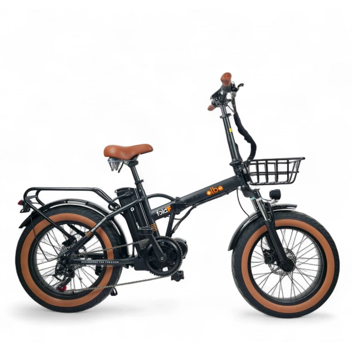 ALBA FOLD F 750 mid OFF ROAD PREMİUM 48V 16Ah(768Wh) SİYAH ZIRHLI LASTİK