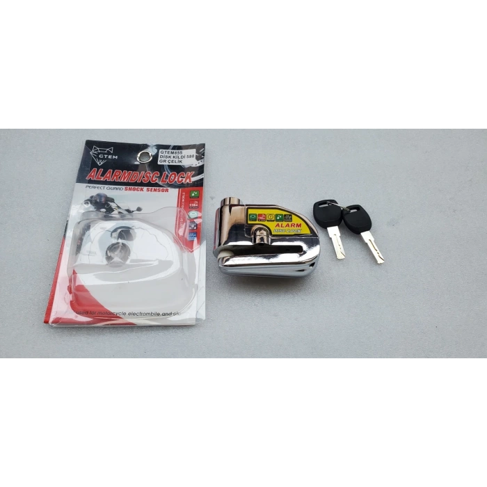 GTEM 855 ALARMLI DİSK KİLİDİ