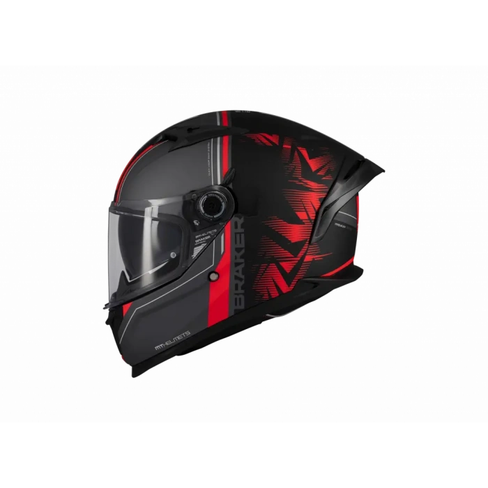 KASK MT BRAKER SV CHARM B5 MAT KIRMIZI