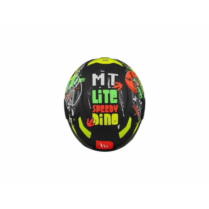 KASK MT ÇOCUK LITE DİNO A1 MAT SİYAH