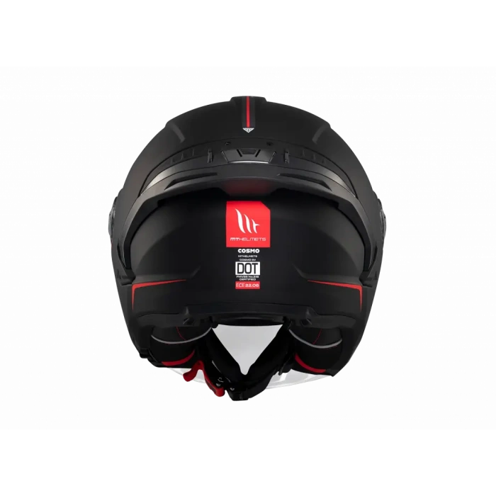 KASK MT COSMO SV ÇENESİZ GÖZLÜKLÜ MAT SİYAH