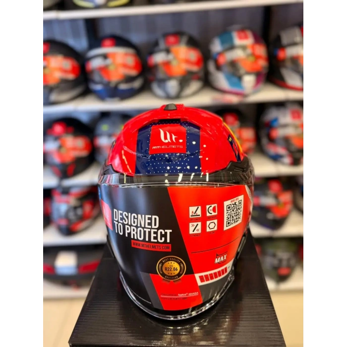 KASK MT COSMO SV SERGIO GARCIA E5 PARLAK KIRMIZI