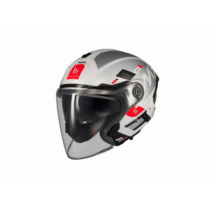 KASK MT COSMO SV Silence A2 Gloss GÜMÜŞ GÖZLÜKLÜ